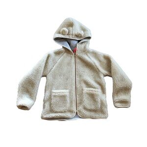 Crewcuts Cozy Tan Sherpa Hoodie